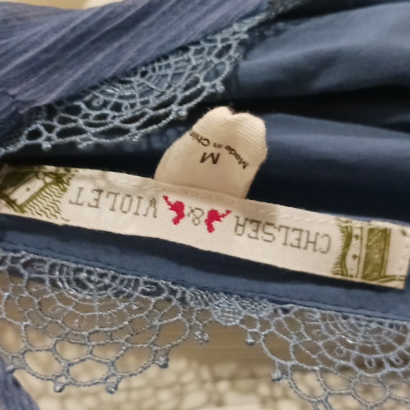 Chelsea & Violet lace tiered chiffon summer maxi tank dress with lining  - M - Picture 5 of 10